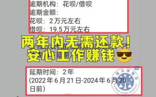 花呗借呗总欠款21.5万协商成功2年内无需还款